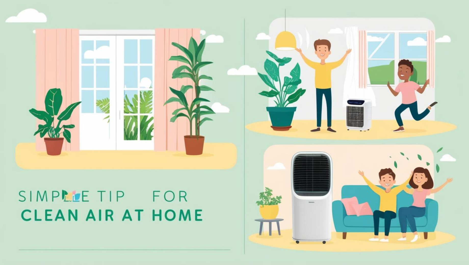 Tips for clean air in the home