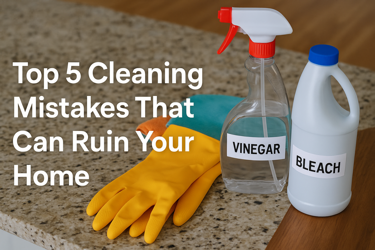 top cleaning mistakes