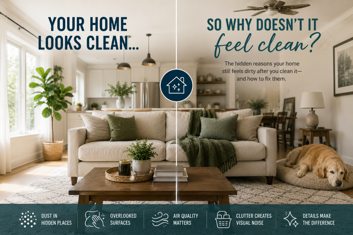 why doesn't your home feel clean